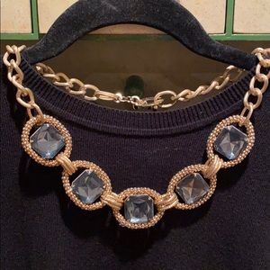 Gold Jewel Costume Necklace